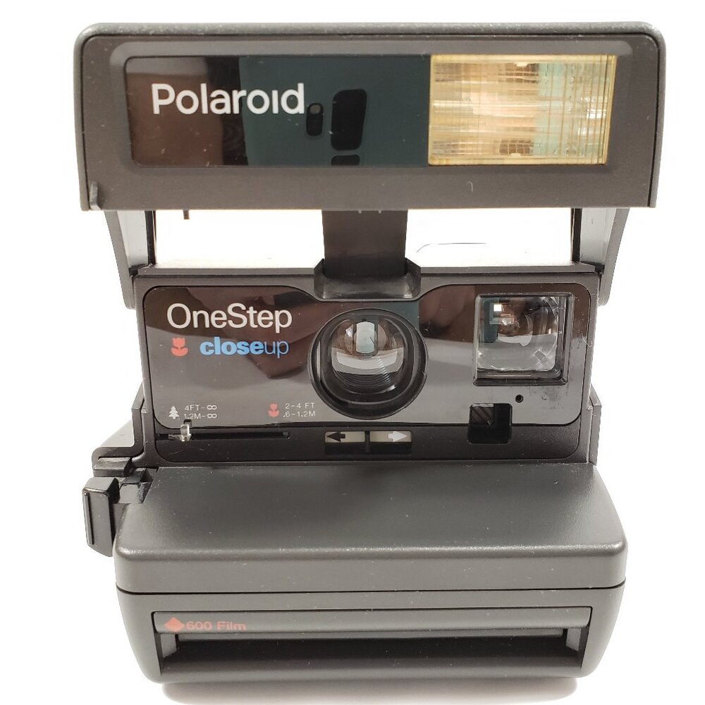 Polaroid One Step Close Up 600 Instant Camera with Strap - Vintage